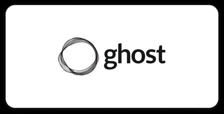 ncs가 생각나는 ghost 로고